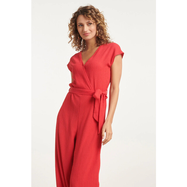 Smashed Lemon 24083 lange aansluitende jumpsuit | 24083-450-XL large