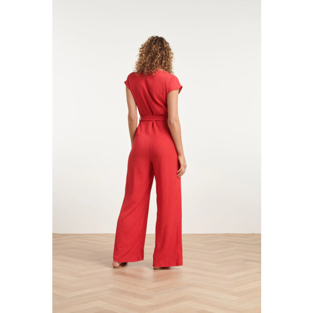 Smashed Lemon 24083 lange aansluitende jumpsuit | 24083-450-XL large