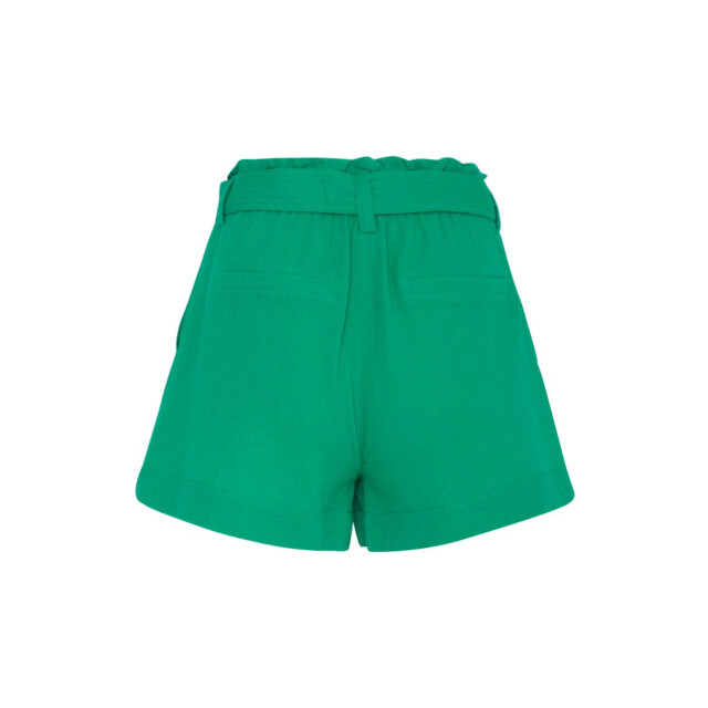 Smashed Lemon 23053-530 versatile high waist fit sash tie front mini shorts | 23053-530-4XL large