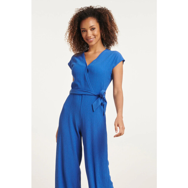 Smashed Lemon 24083 lange aansluitende jumpsuit | 24083-650-3XL large
