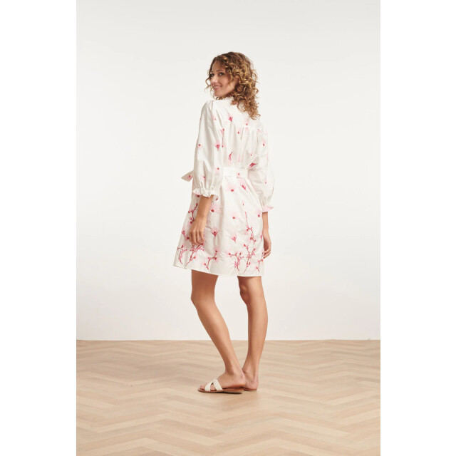 Smashed Lemon 24081 geborduurde te jurk met bloemmotief | 24081-000-420 large
