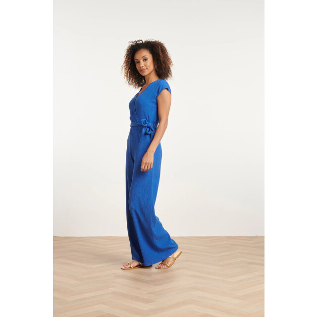 Smashed Lemon 24083 lange aansluitende jumpsuit | 24083-650-3XL large
