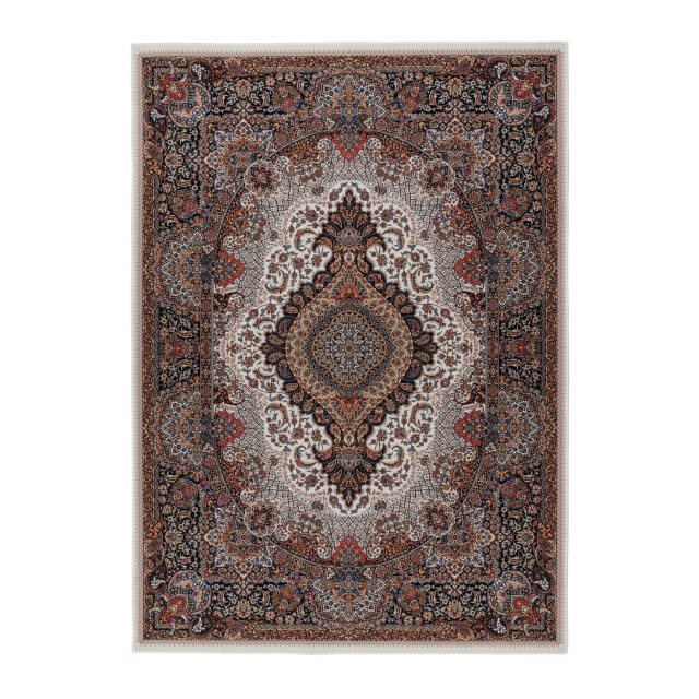 Muratap Dunya klassiek isfahan oosters vloerkleed laagpolig, wasbaar, anti-slip, 3248575 large