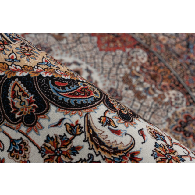Muratap Dunya klassiek isfahan oosters vloerkleed laagpolig, wasbaar, anti-slip, 3248575 large