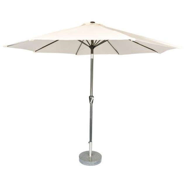 Kopu ® calma natural stevige ronde aluminium parasol doorsnede 300cm 1329756 large