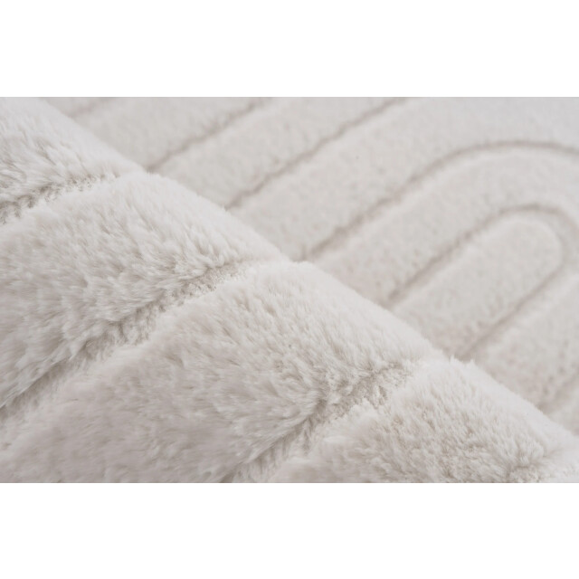 Muratap Comfort japandi fluffy vloerkleed - effen 3d effect & soft touch- 3248627 large