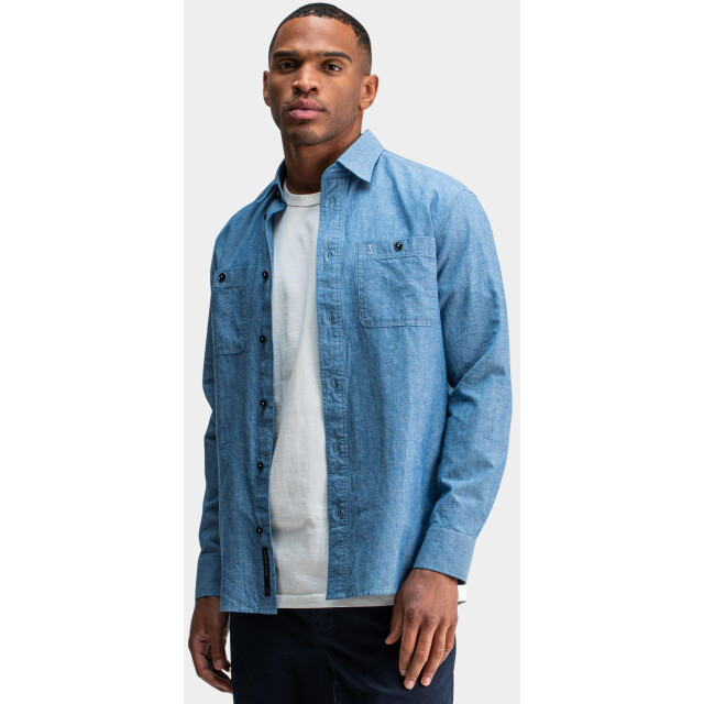 Butcher of Blue Overshirt aidan worker chambray shirt m2524005/817 199124 large