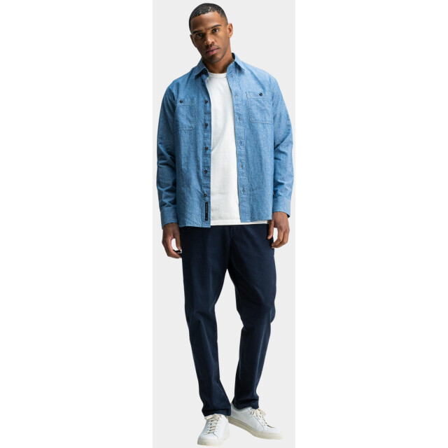 Butcher of Blue Overshirt aidan worker chambray shirt m2524005/817 199124 large