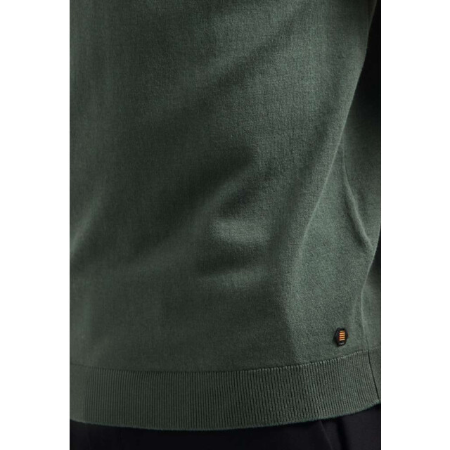 No Excess Pullover short sleeve polo solid dark green 29240754-052 large