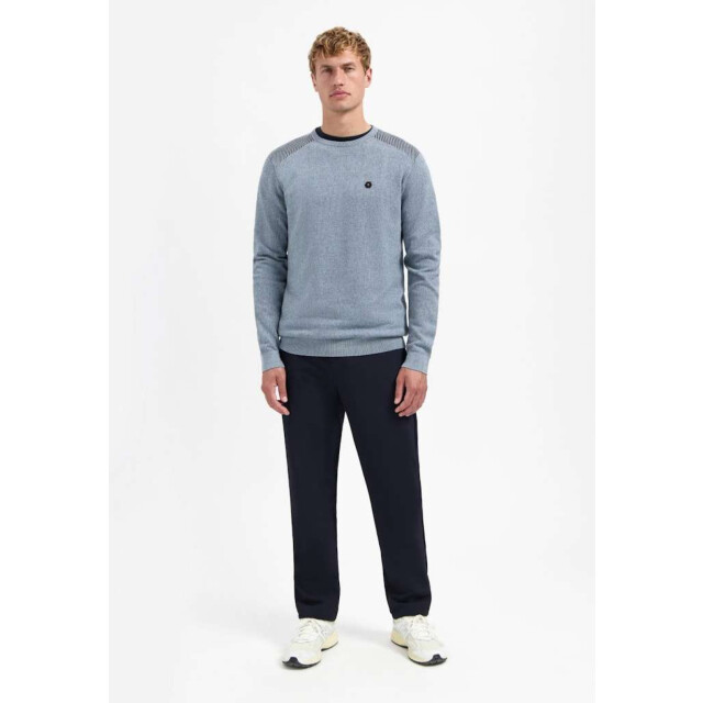 No Excess Pullover crewneck plated structure dusty blue 29230821-138 large