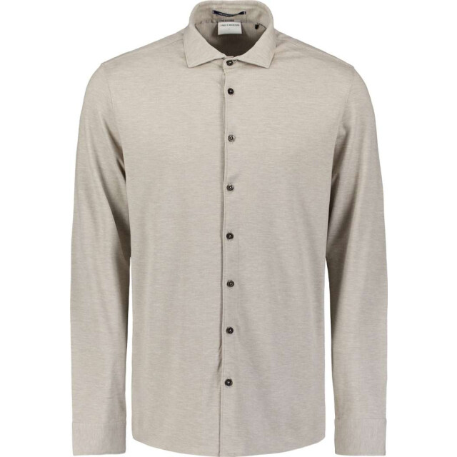 No Excess Shirt jersey melange stretch clay 29410880-018 large