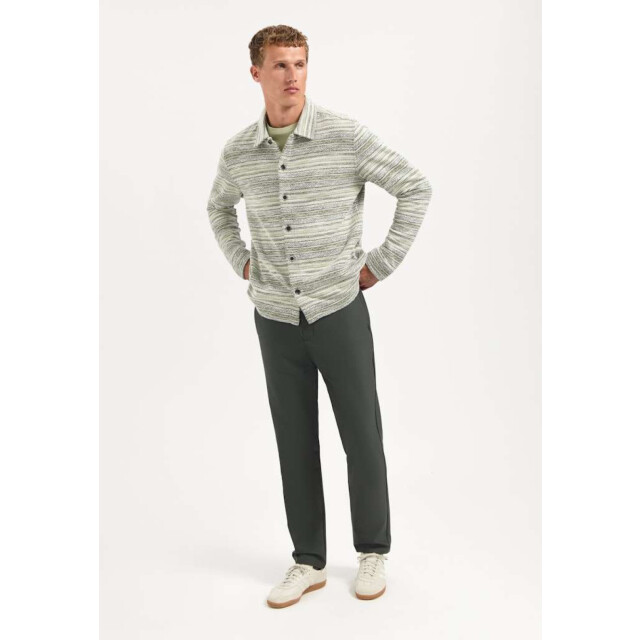 No Excess Shirt jersey jacquard dark green 29400883-052 large