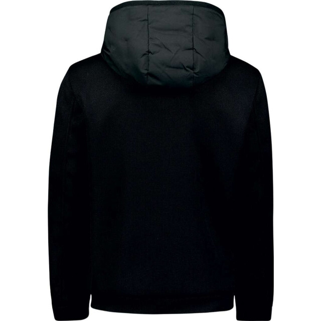 No Excess Jacket short fit sealed hooded knit black 29630819SN-020 large