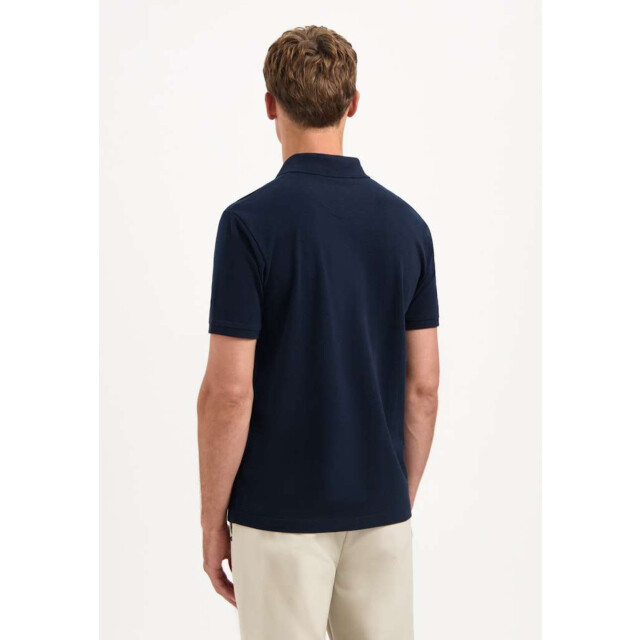 No Excess Polo pique garment dyed night N3801-078 large