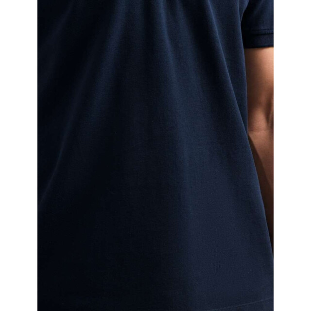 No Excess Polo pique garment dyed night N3801-078 large