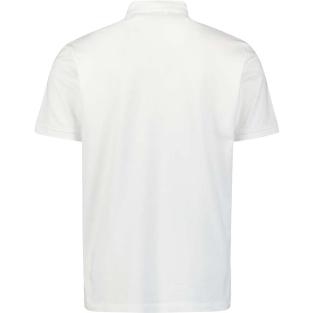 No Excess Polo pique garment dyed white N3801-010 large