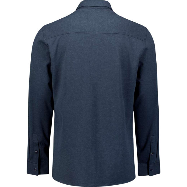 No Excess Shirt jersey melange stretch night N4180-078 large