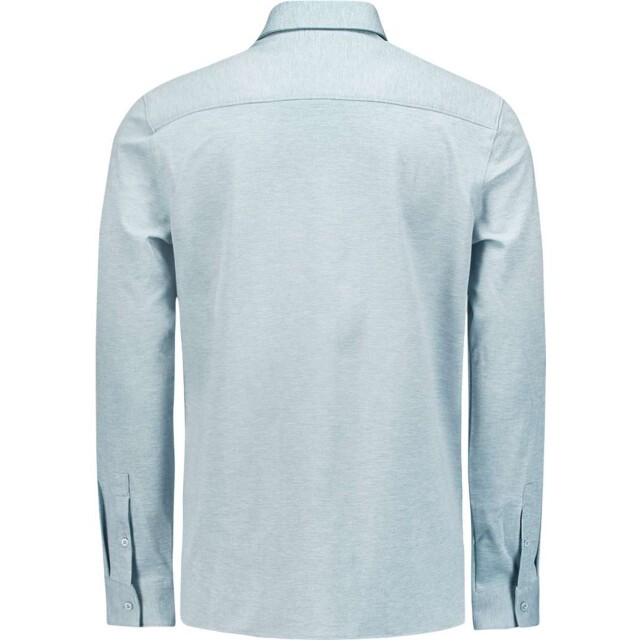 No Excess Shirt jersey melange stretch dusty blue N4180-138 large