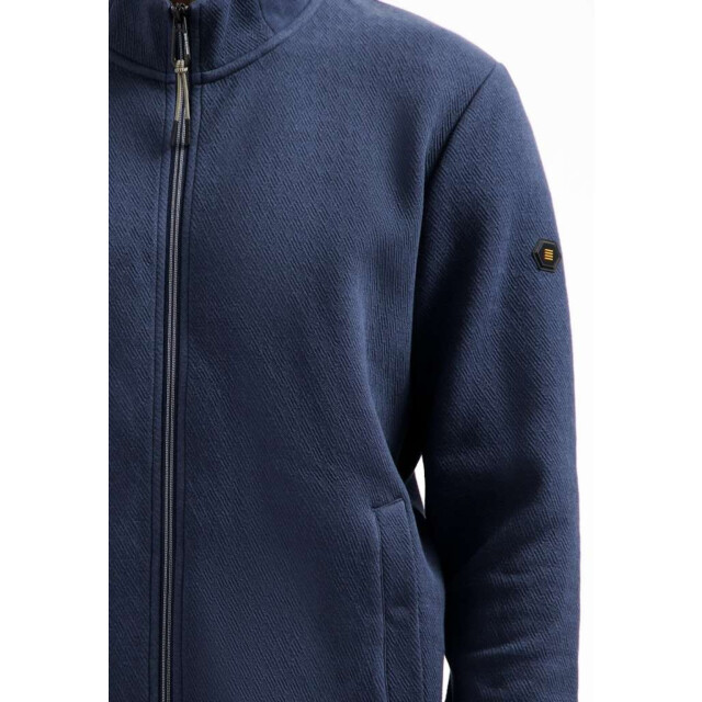 No Excess Sweater full zip stand up-collar re night 29100815-078 large