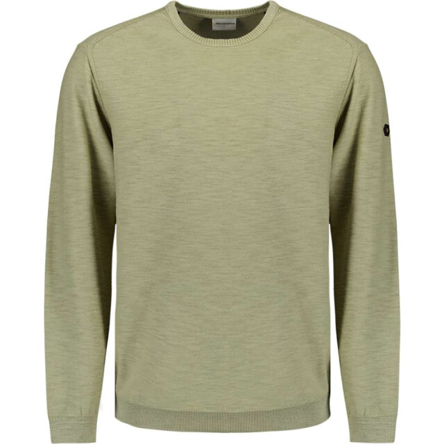 No Excess Pullover crewneck garment dyed + st light moss 29210702SN-197 large