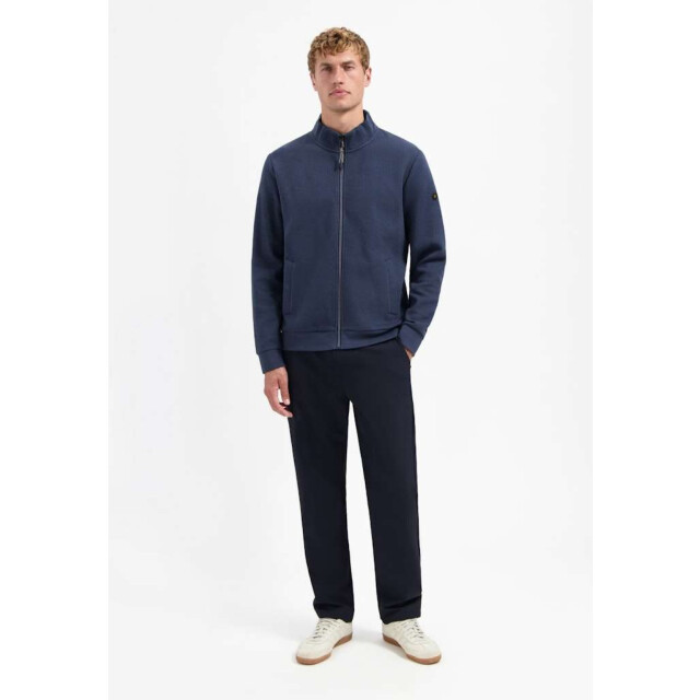 No Excess Sweater full zip stand up-collar re night 29100815-078 large