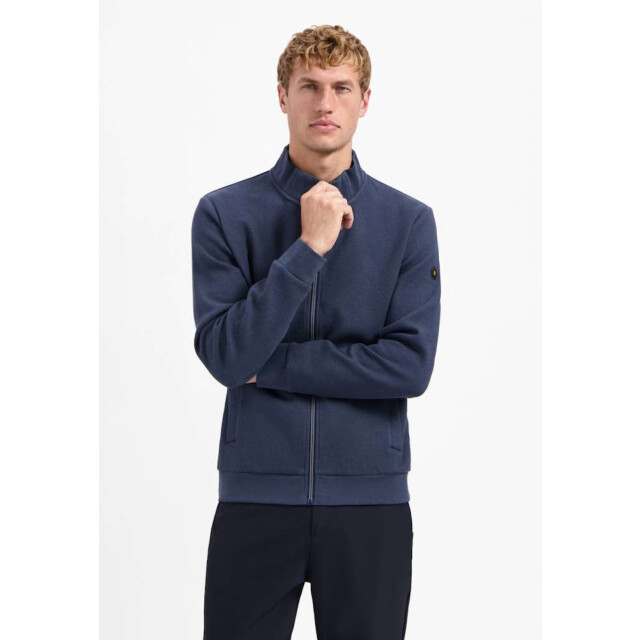 No Excess Sweater full zip stand up-collar re night 29100815-078 large