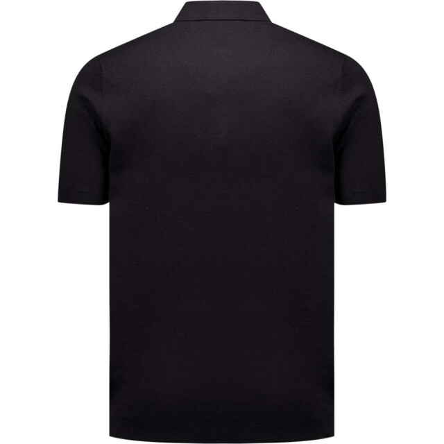 No Excess Pullover short sleeve polo solid black 29240754-020 large