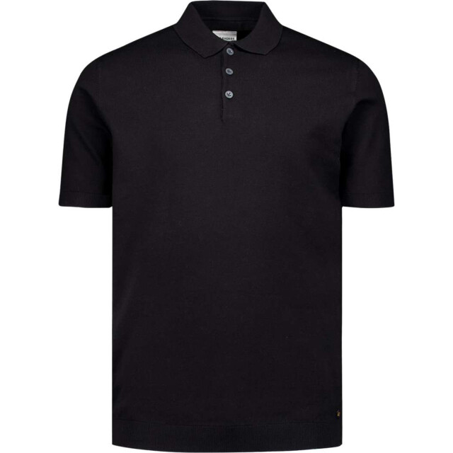 No Excess Pullover short sleeve polo solid black 29240754-020 large