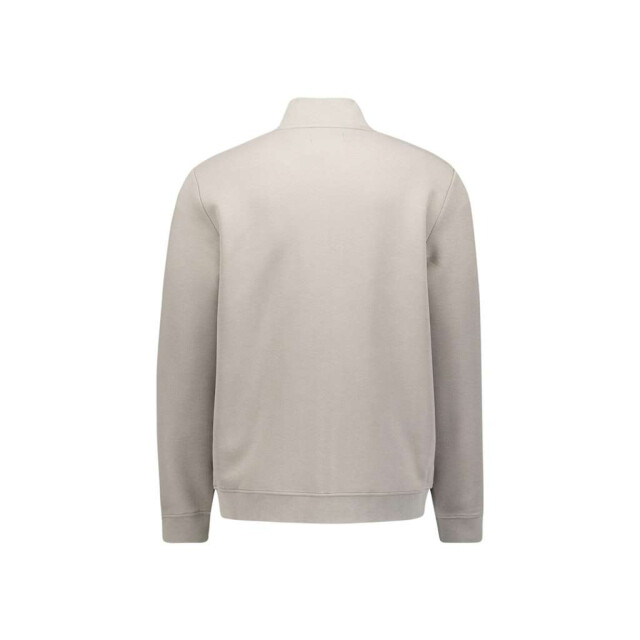 No Excess Sweater full zipper pique bomber clay 29100806SN-018 large