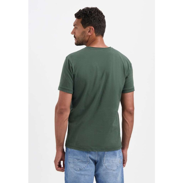 No Excess T-shirt crewneck slub dark green 29360702SN-052 large