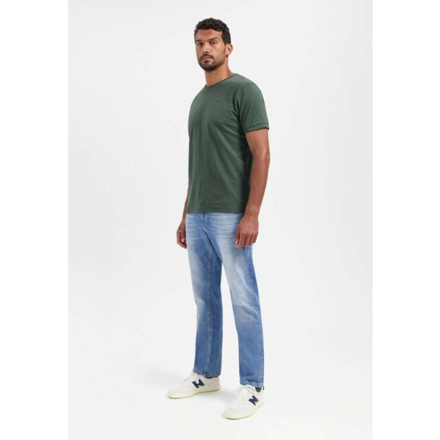 No Excess T-shirt crewneck slub dark green 29360702SN-052 large