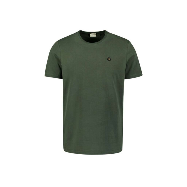 No Excess T-shirt crewneck peached dark green 29360775-052 large
