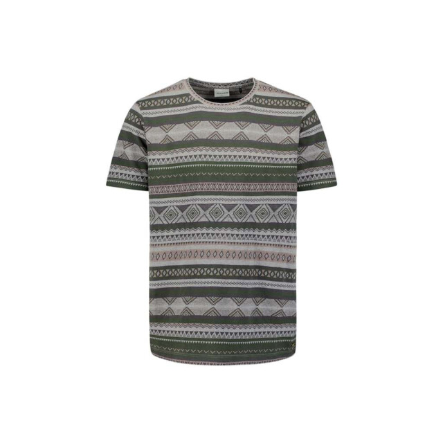 No Excess T-shirt crewneck allover jacquard grey melange 29350714-102 large