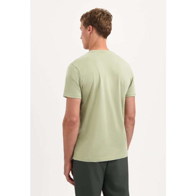 No Excess T-shirt crewneck peached light moss 29360775-197 large