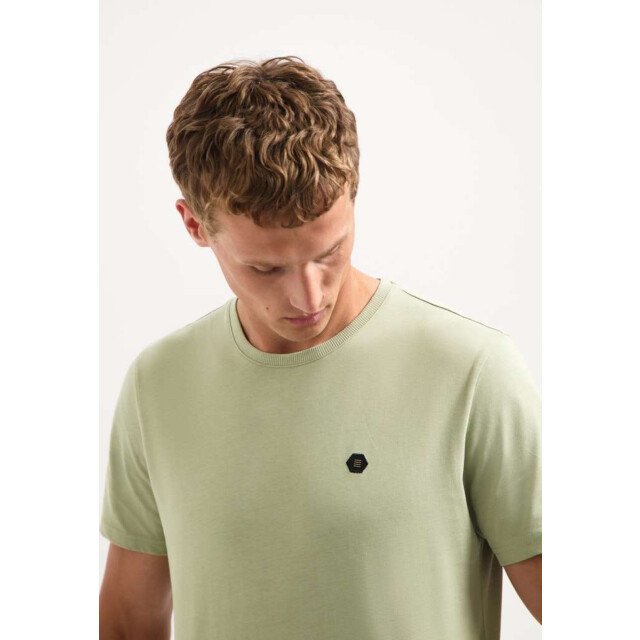 No Excess T-shirt crewneck peached light moss 29360775-197 large