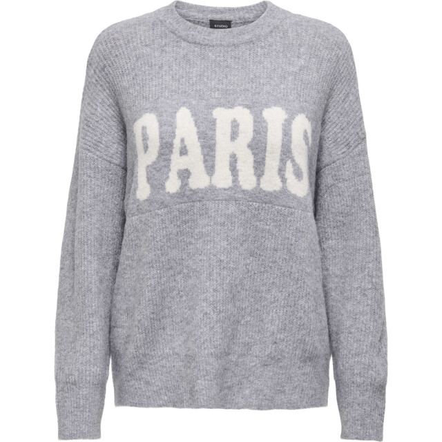 Only Onljerico l/s pullover knt noos grey melange/cd pa 15339731-179076001 large