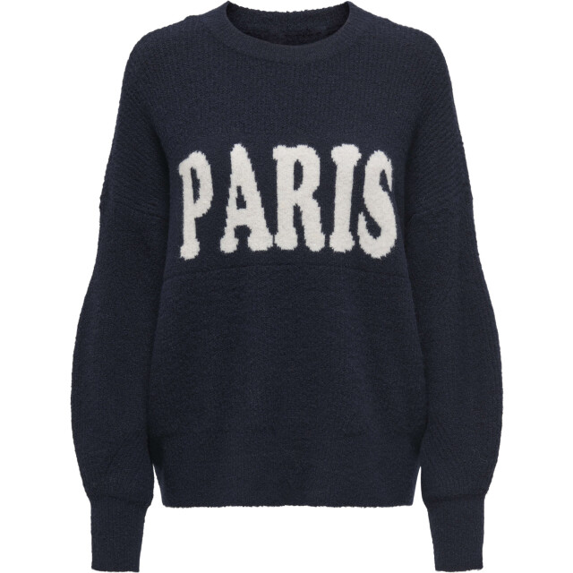 Only Onljerico l/s pullover knt noos dark navy/cd paris 15339731-180652001 large
