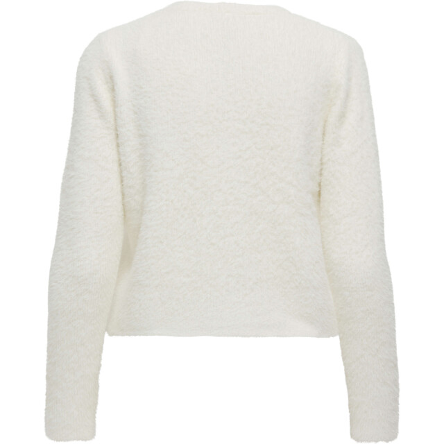 Only Onlpetra ls pearl o-neck cardi cc knt cloud dancer 15350655-177922001 large