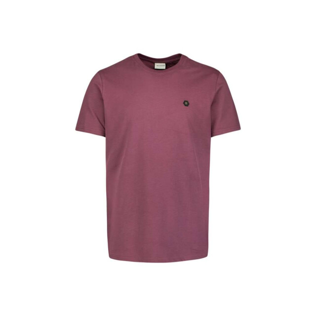 No Excess T-shirt crewneck peached dark wine 29360775-164 large