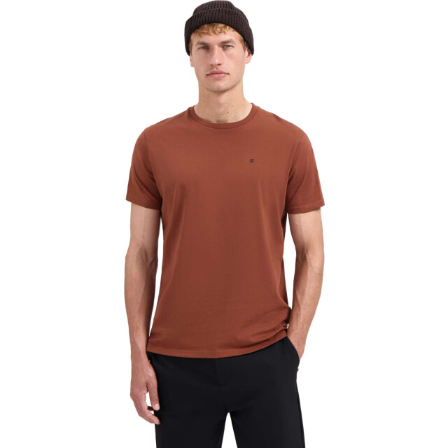 No Excess T-shirt crewneck solid basic terra 29340701SN-141 large