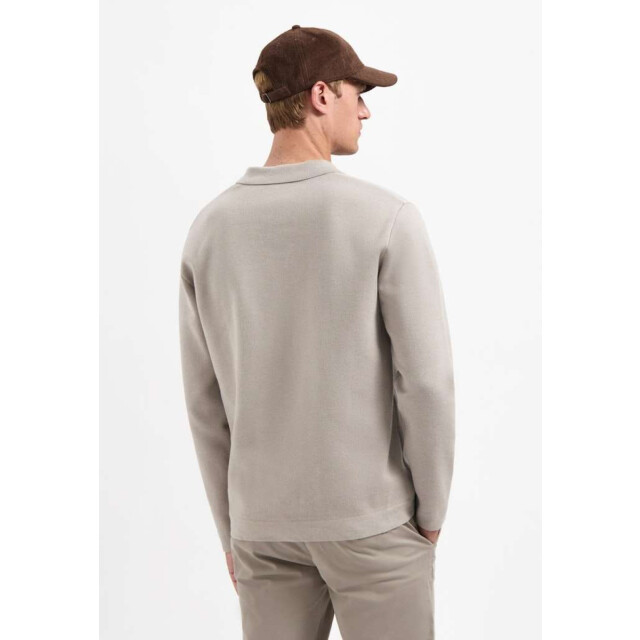 No Excess Pullover open polo collar relief clay 29210819-018 large
