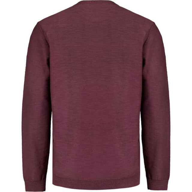 No Excess Pullover crewneck garment dyed + st dark wine 29210702SN-164 large