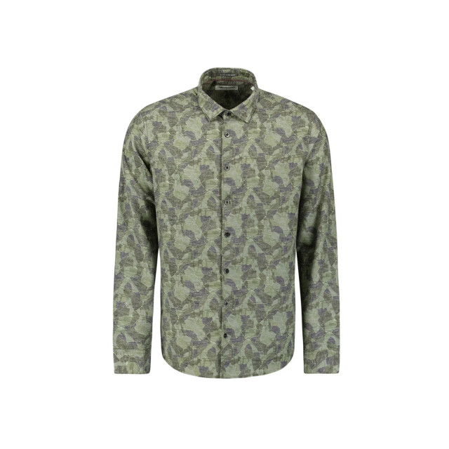 No Excess Heren overhemd 29400835 052 dark green NoExcess 29400835 052DarkGreen large