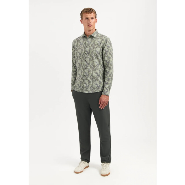 No Excess Heren overhemd 29400835 052 dark green NoExcess 29400835 052DarkGreen large