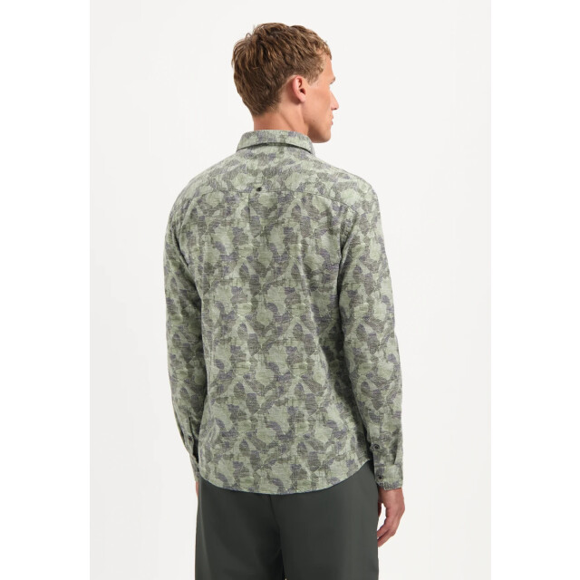 No Excess Heren overhemd 29400835 052 dark green NoExcess 29400835 052DarkGreen large