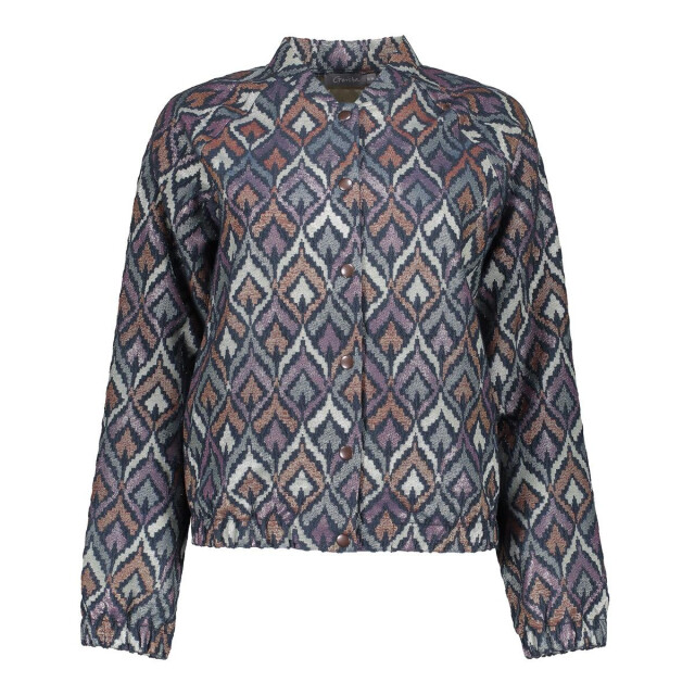 Geisha 55710-20 625 jacket print blue 55710-20 625 large