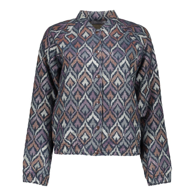 Geisha 55710-20 625 jacket print blue 55710-20 625 large