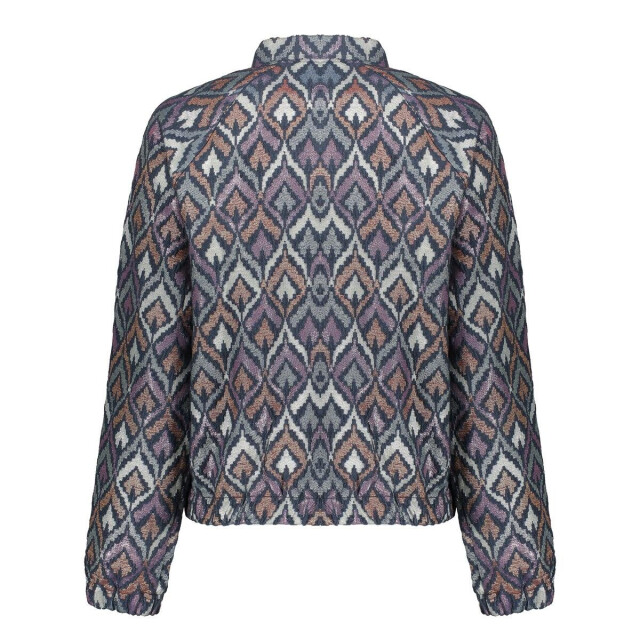 Geisha 55710-20 625 jacket print blue 55710-20 625 large