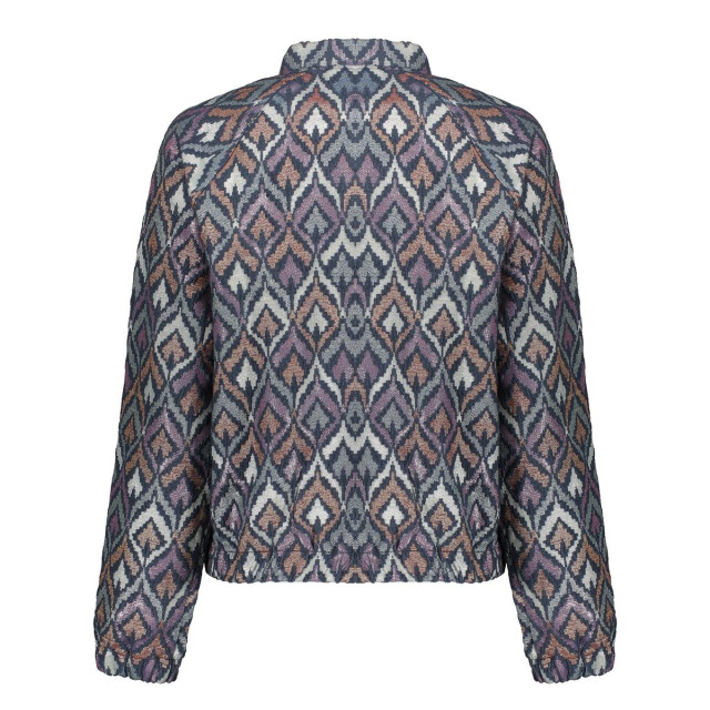 Geisha 55710-20 625 jacket print blue 55710-20 625 large