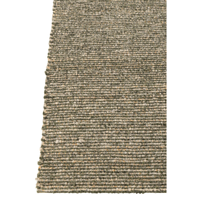 J-Line Rug woven polyester ecru/olive 56317 large